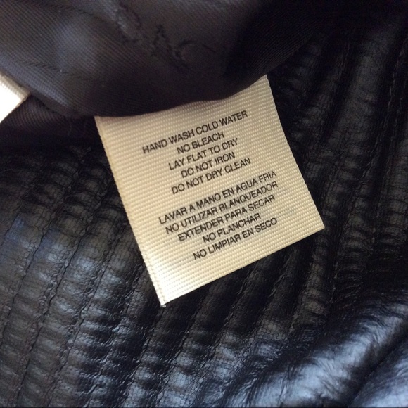 RACHEL ROY BLACK FAUX LEATHER ZIP FRONT MINI SKIRT SIZE 4 - Picture 6 of 8